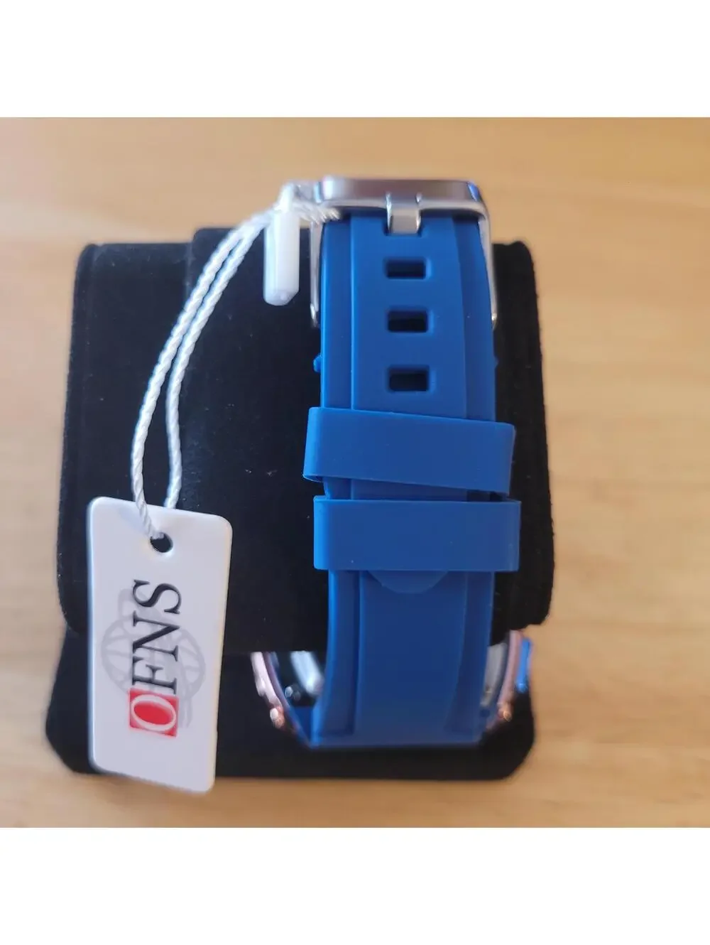 OFNS Blue Silicone Strap Men's Watch - Picture 2 of 4